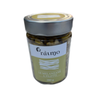 Le melanzane a filetti sott'olio